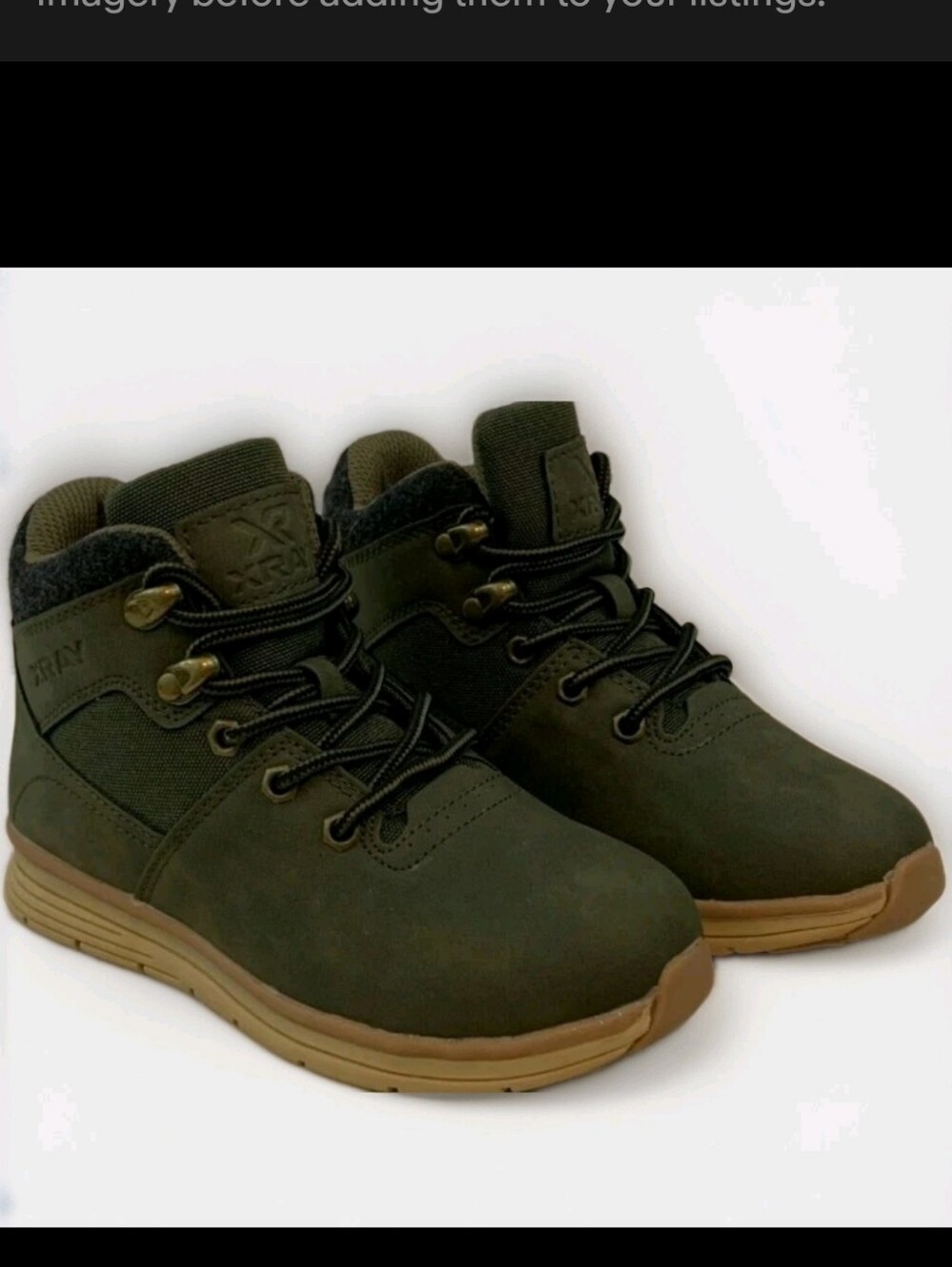 Boys X-Ray Mountain Lion Boots Shoes Casual Sneaker Footwear 5 Brown Tan